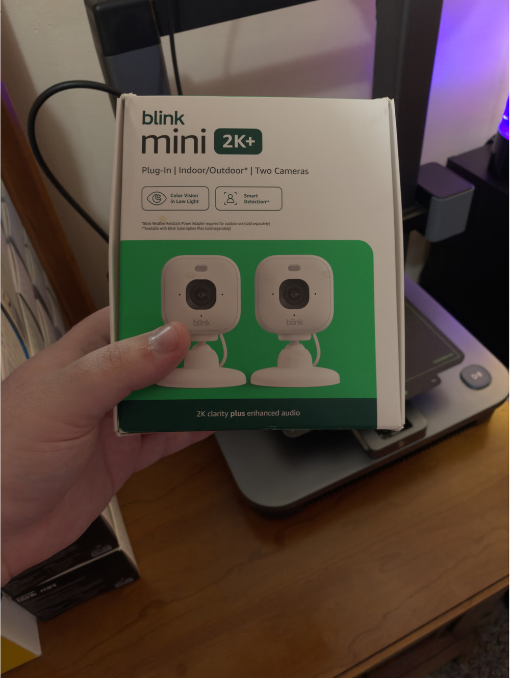 Blink Mini 2K+ Security Camera 2 Pack